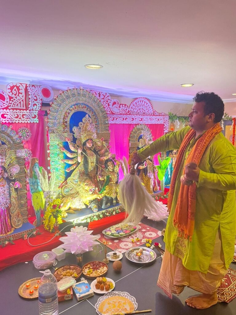 Priest Performing the Puja