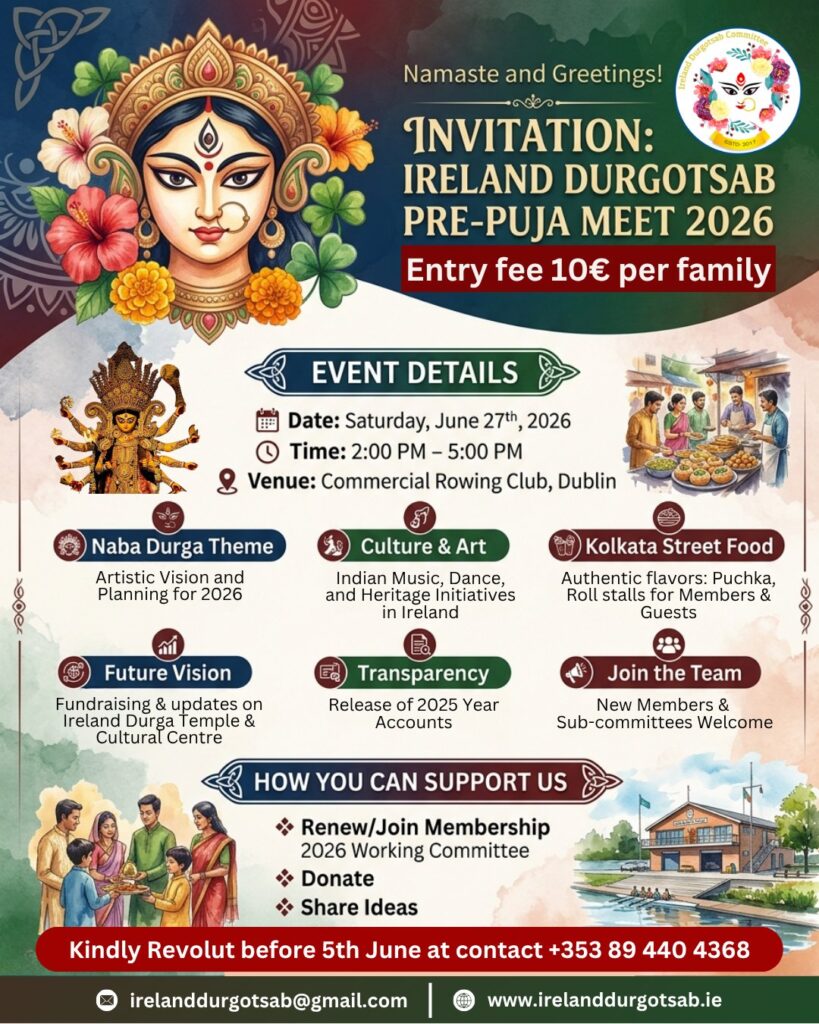 Pre-Puja Meet — Saturday 27 June 2026